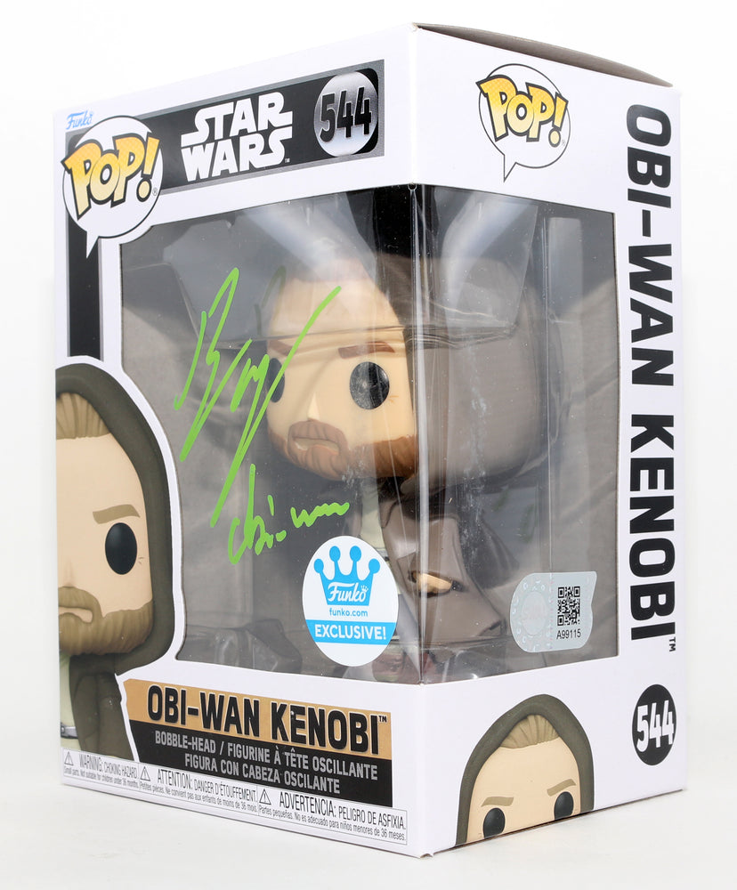 
                  
                    Ewan McGrgor as Obi-Wan Kenobi in Star Wars: Obi-Wan Kenobi Funko Store Exclusive (SWAU) Signed Funko POP! #544 with Character Name
                  
                