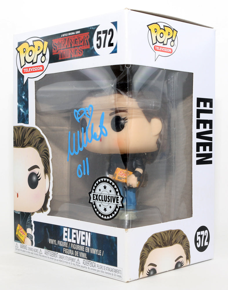 
                  
                    Millie Bobby Brown as Eleven in Stranger Things Exclusive Signed Funko POP! #572 with Character Name
                  
                