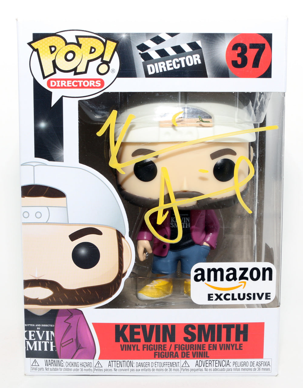 Kevin Smith director of Jay and Silent Bob, Dogma, & Clerks Amazon Exclusive (Beckett) Signed Funko POP! #37