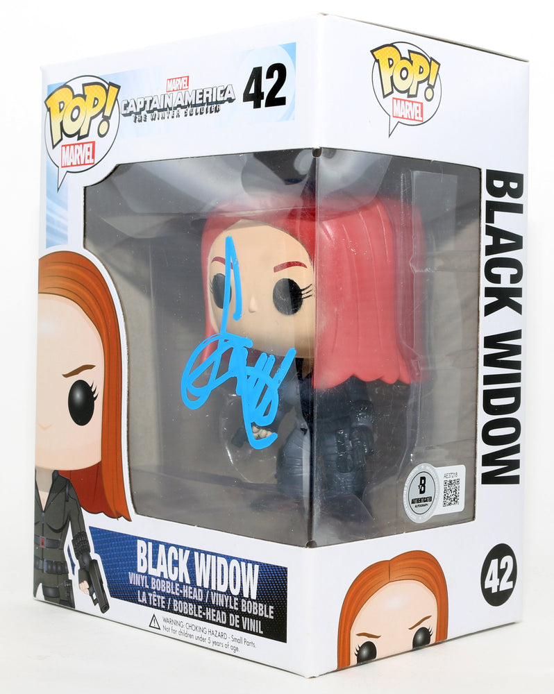 
                  
                    Scarlett Johansson as Natasha Romanoff / Black Widow in Captain America: The Winter Soldier (Beckett) Signed Funko POP! #42
                  
                