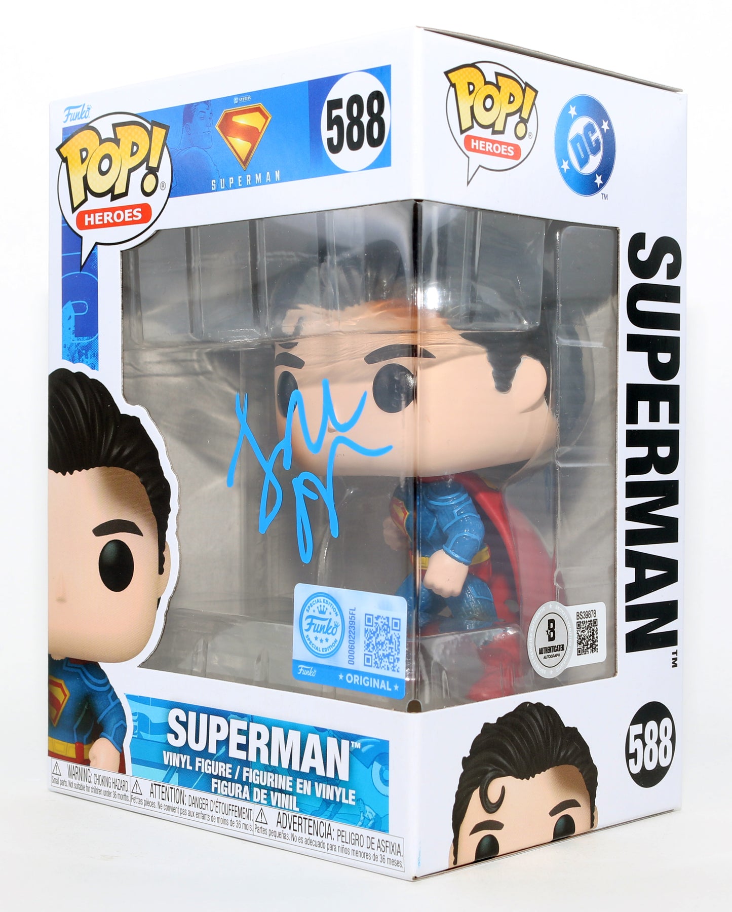 
                  
                    James Gunn Director of Superman Special Edition (Beckett) Signed Funko POP! #588
                  
                