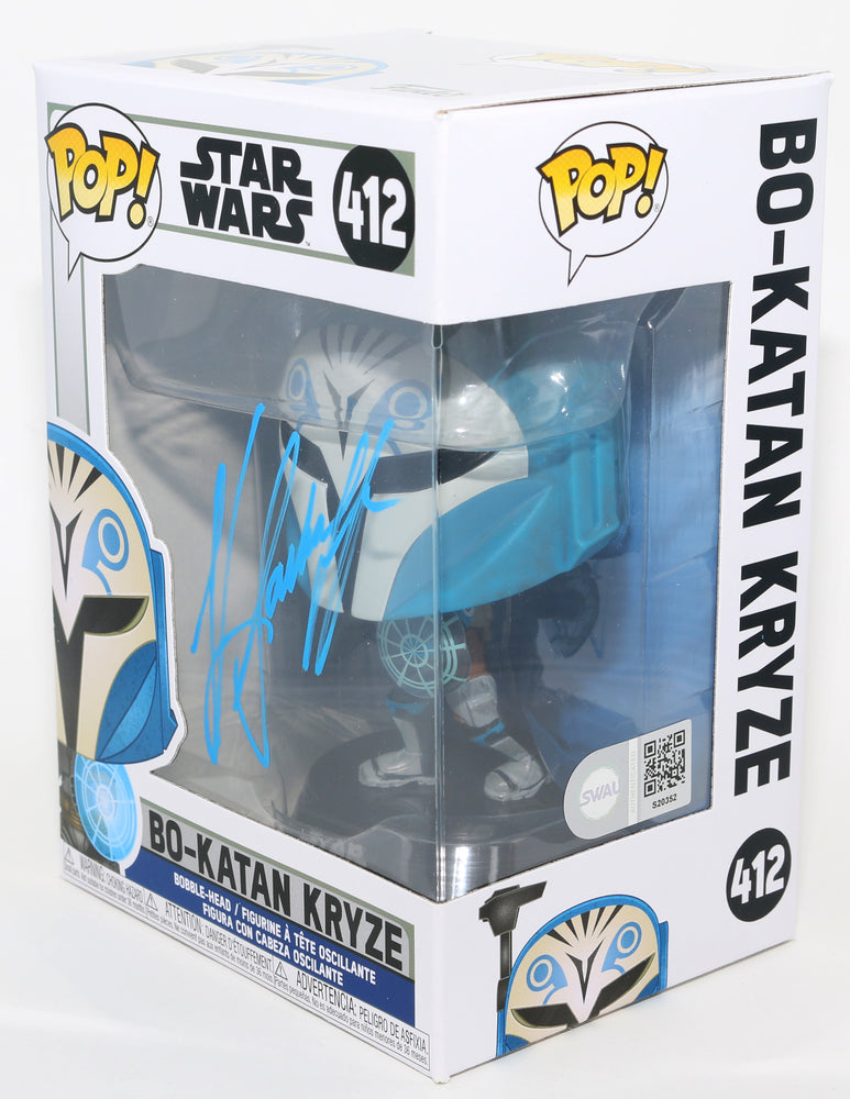 
                  
                    Katee Sackhoff as Bo-Katan Kryze in Star Wars: The Mandalorian (SWAU) Signed Funko POP! #412
                  
                