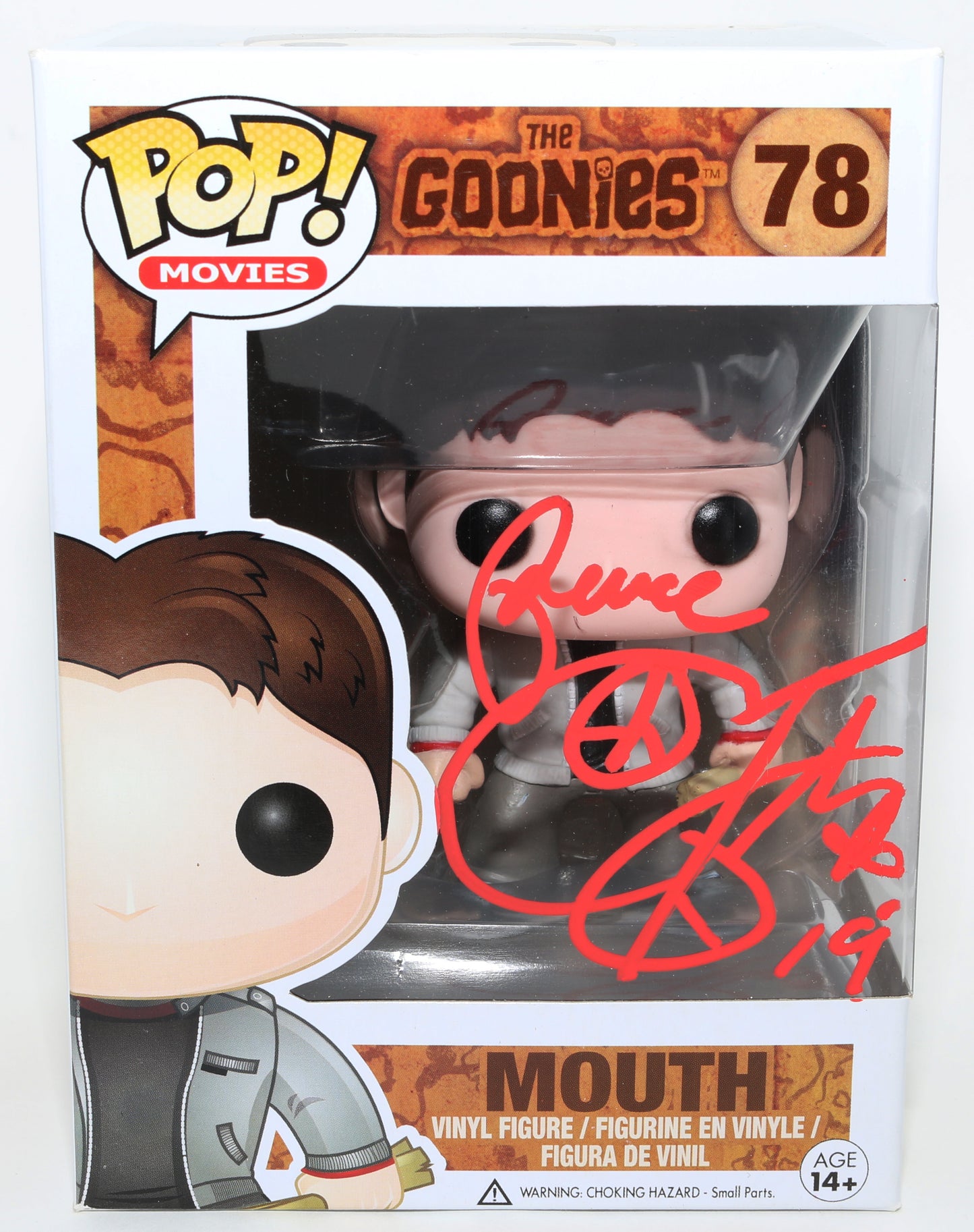 
                  
                    Corey Feldman as Mouth in The Goonies (Autograph COA) Signed Funko POP! #78
                  
                