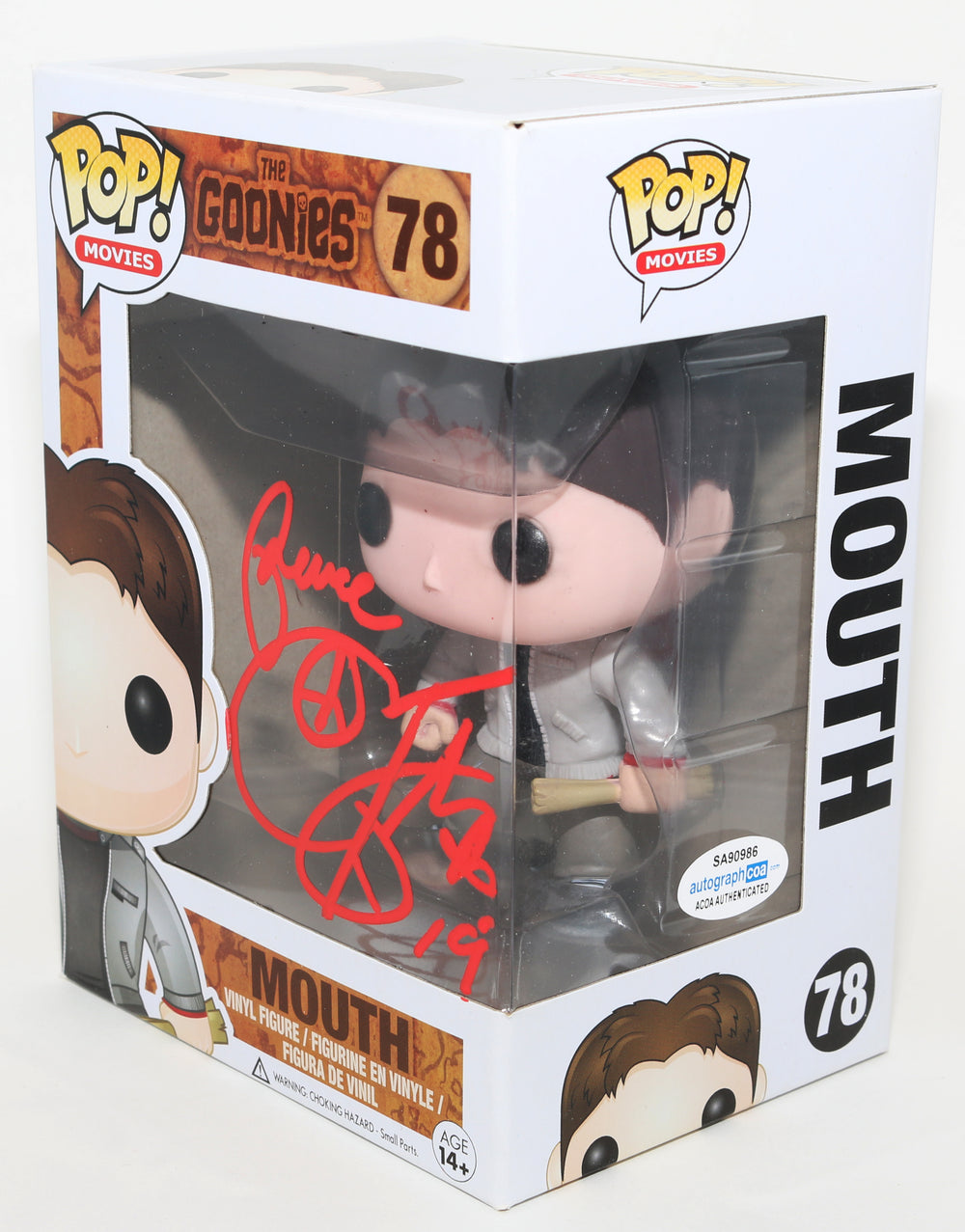 Sean Astin - Autographed Goonies Mikey Pop