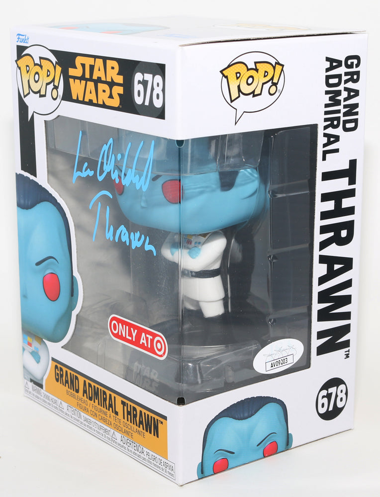 
                  
                    Lars Mikkelsen as Grand Admiral Thrawn in Star Wars: Ahsoka Target Exclusive (JSA) Signed Funko POP! #678 with Character Name
                  
                