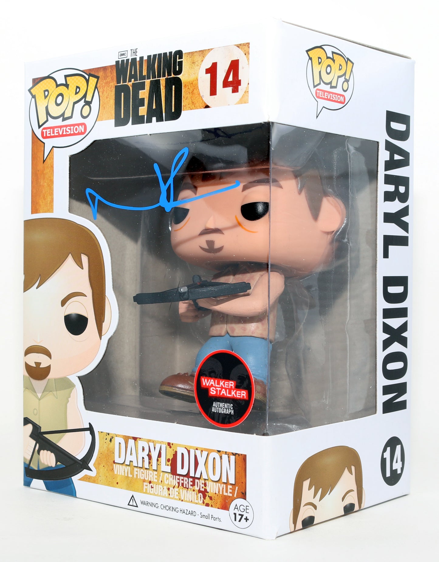
                  
                    Norman Reedus as Daryl Dixon in The Walking Dead Walker Stalker Authentic Signed Funko POP! #14
                  
                
