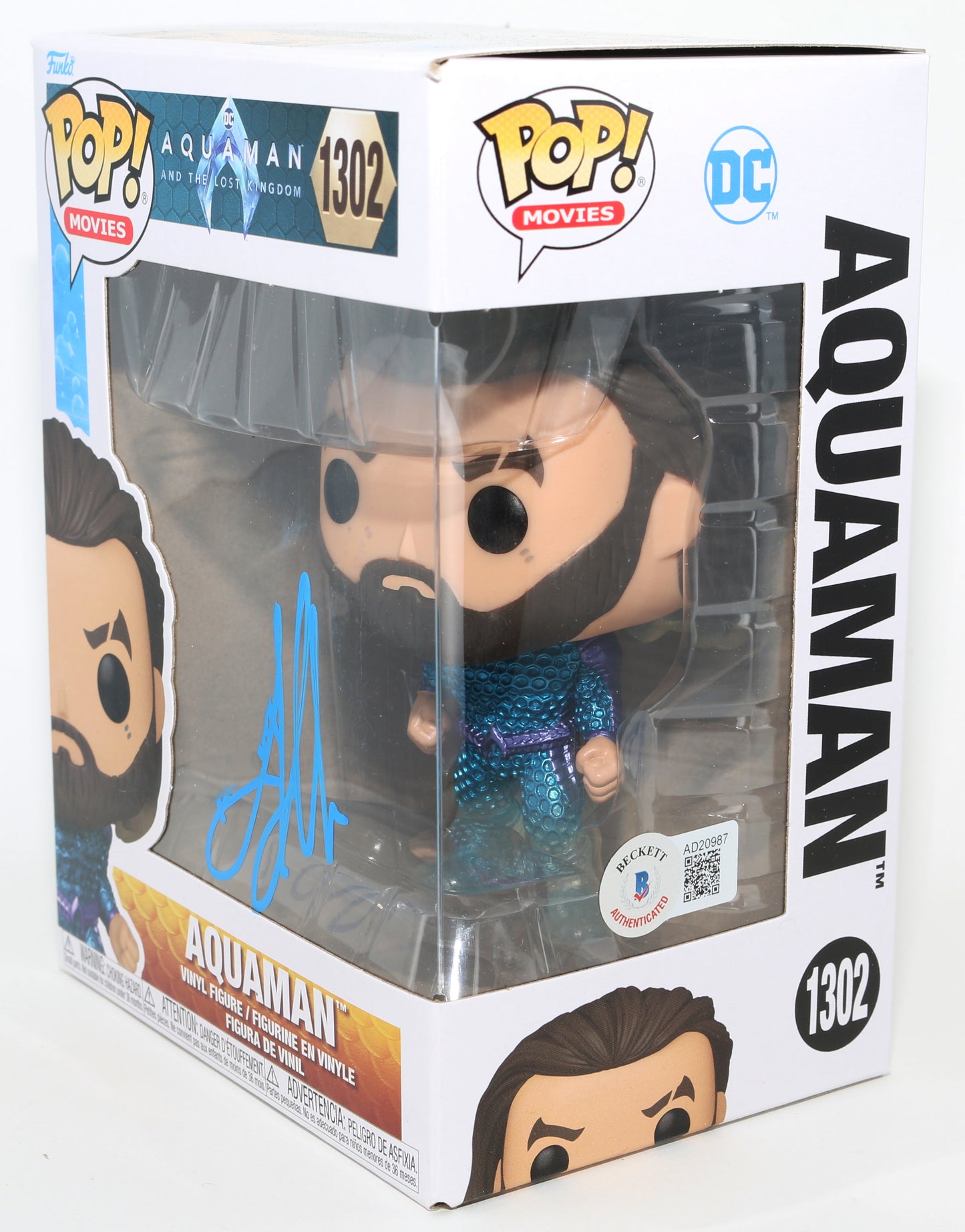 
                  
                    Jason Momoa as Aquaman in Aquaman and the Lost Kingdom (Beckett) Signed Funko POP! #1302
                  
                