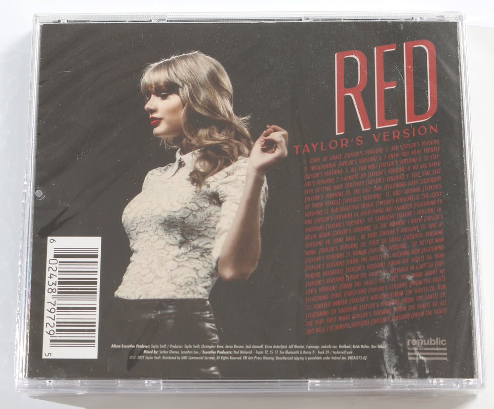 Signed store Red (Taylors Version) CD by Taylor Swift (sealed)