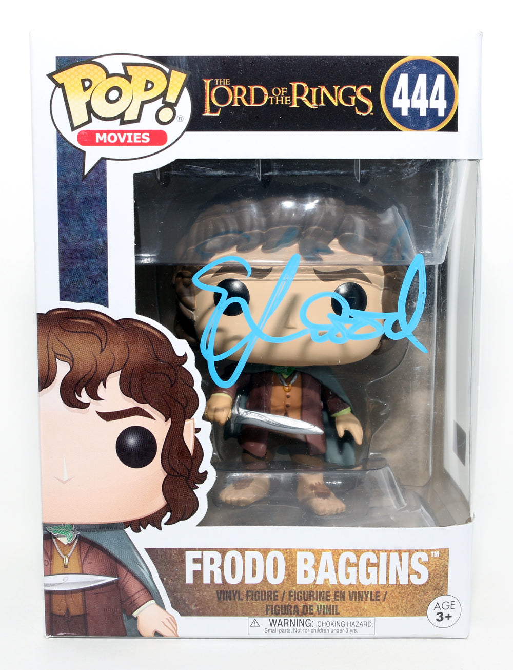 Elijah Wood as Frodo Baggins in The Lord of the Rings (Celebrity Authentics) Signed Funko POP! #444