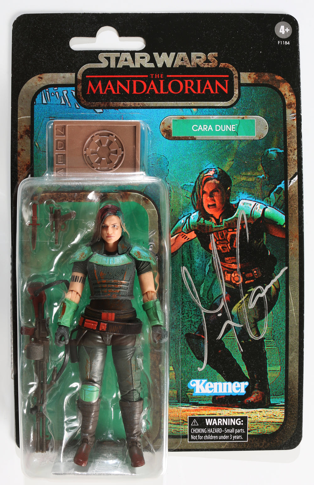 Gina Carano as Cara Dune in Star Wars: The Mandalorian (SWAU) Signed The Black Series 6 Inch Action Figure