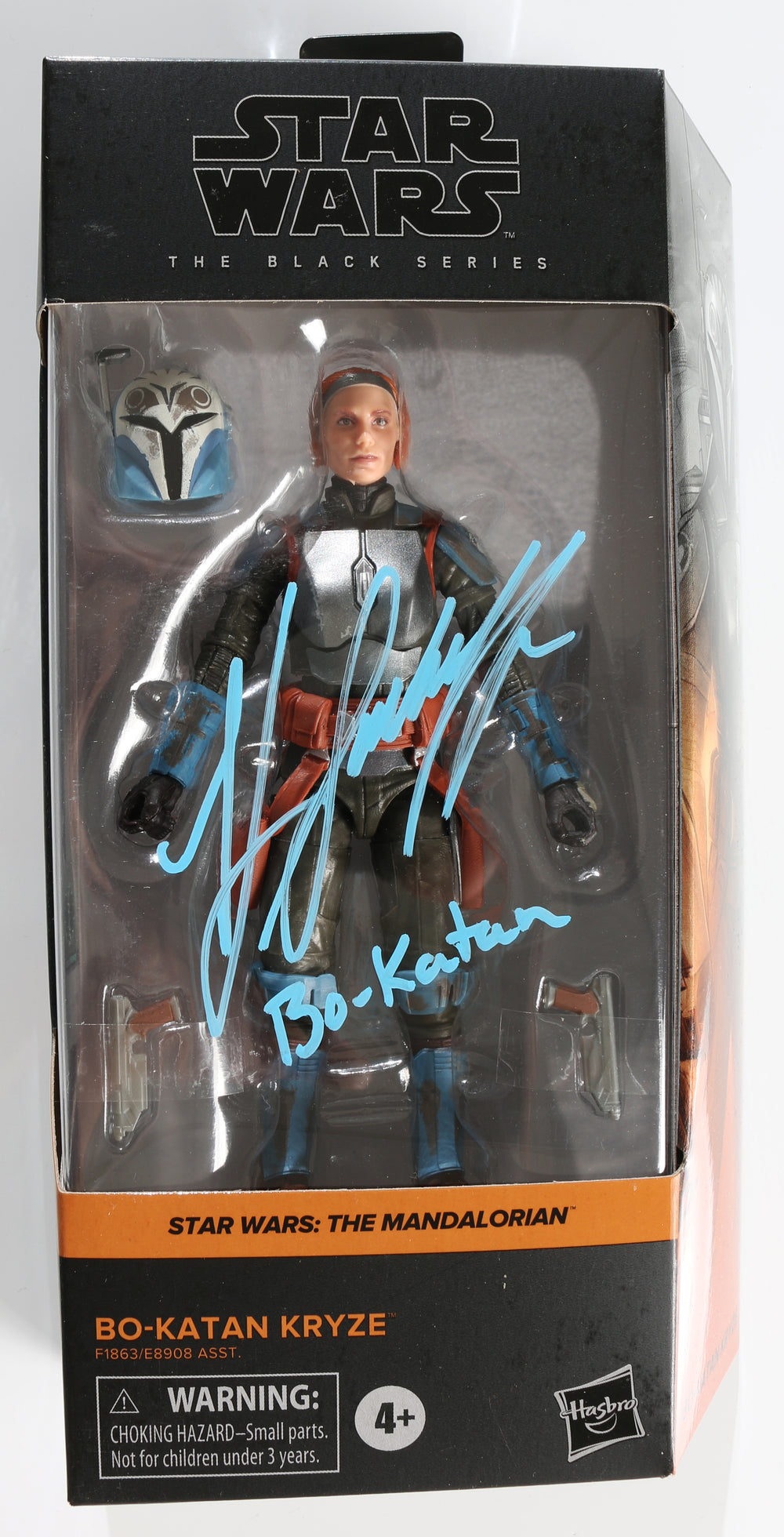 Katee Sackoff as Bo-Katan Kryze in Star Wars: The Mandalorian (SWAU) Signed Black Series Figure with Character Name