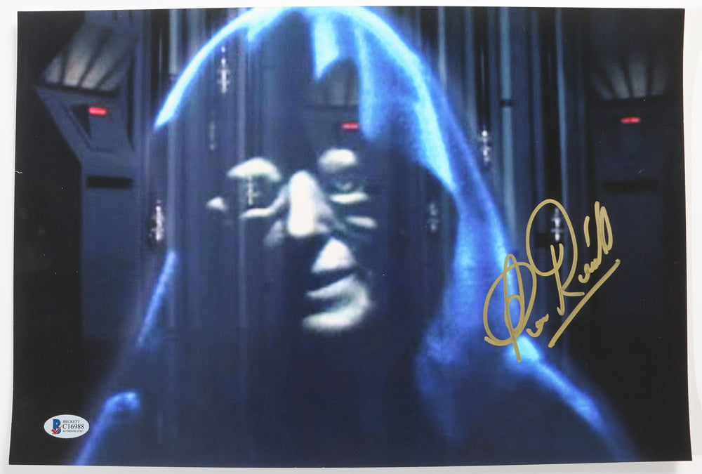 Clive Revill as Emperor Palpatine in Star Wars: The Empire Strikes Back (Beckett) Signed 10x15 Photo