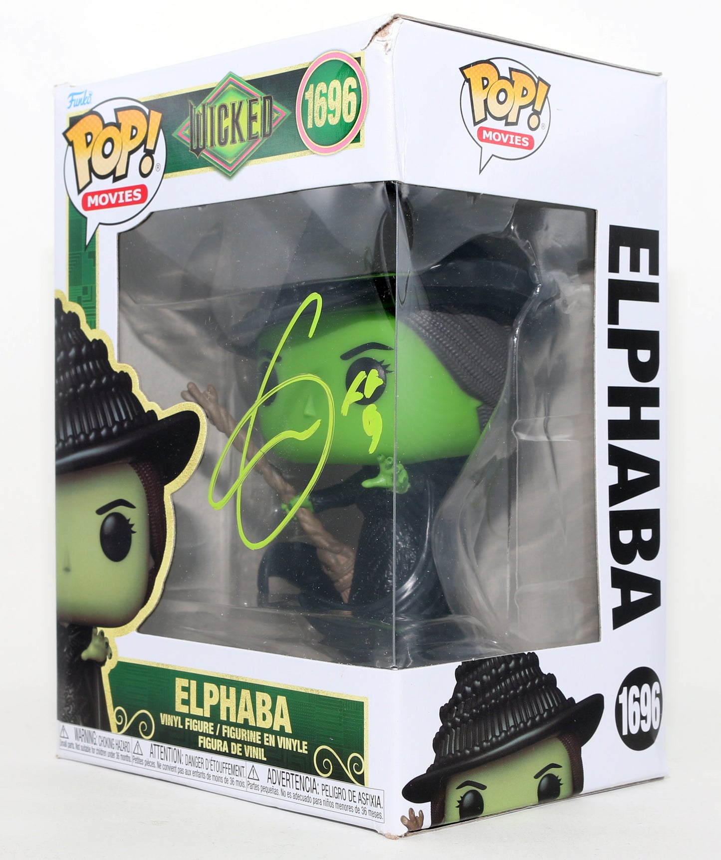 
                  
                    Cynthia Erivo as Elphaba in Wicked Signed Funko POP! #1696
                  
                