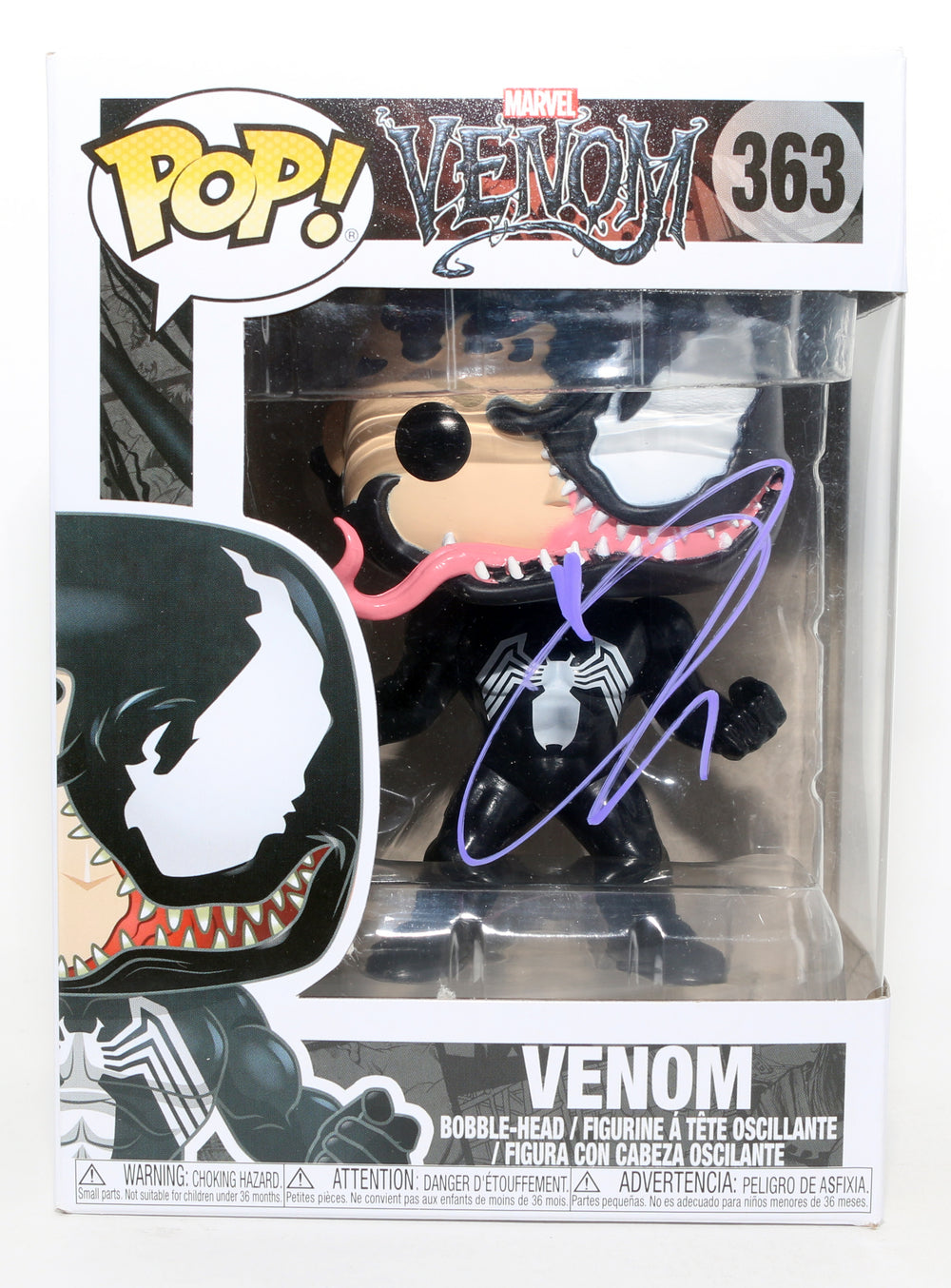 Tom Hardy as Venom in Venom Signed Funko POP! #363