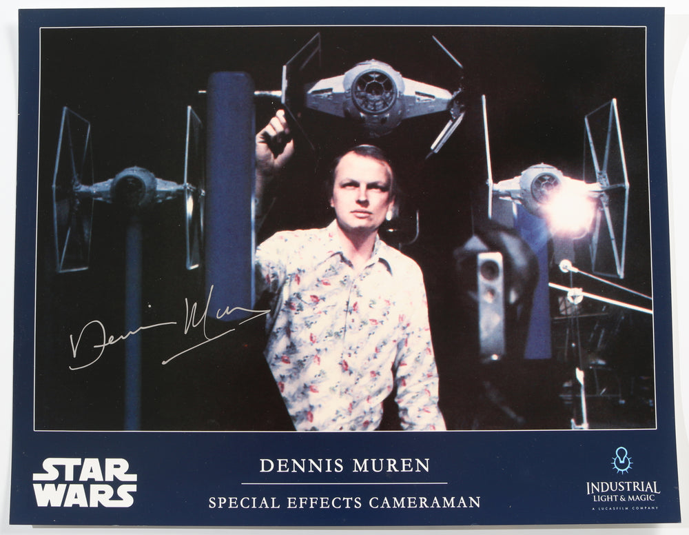 Dennis Muren Special Effects Cameraman of Star Wars: A New Hope (SWAU) Signed 11x14 Photo