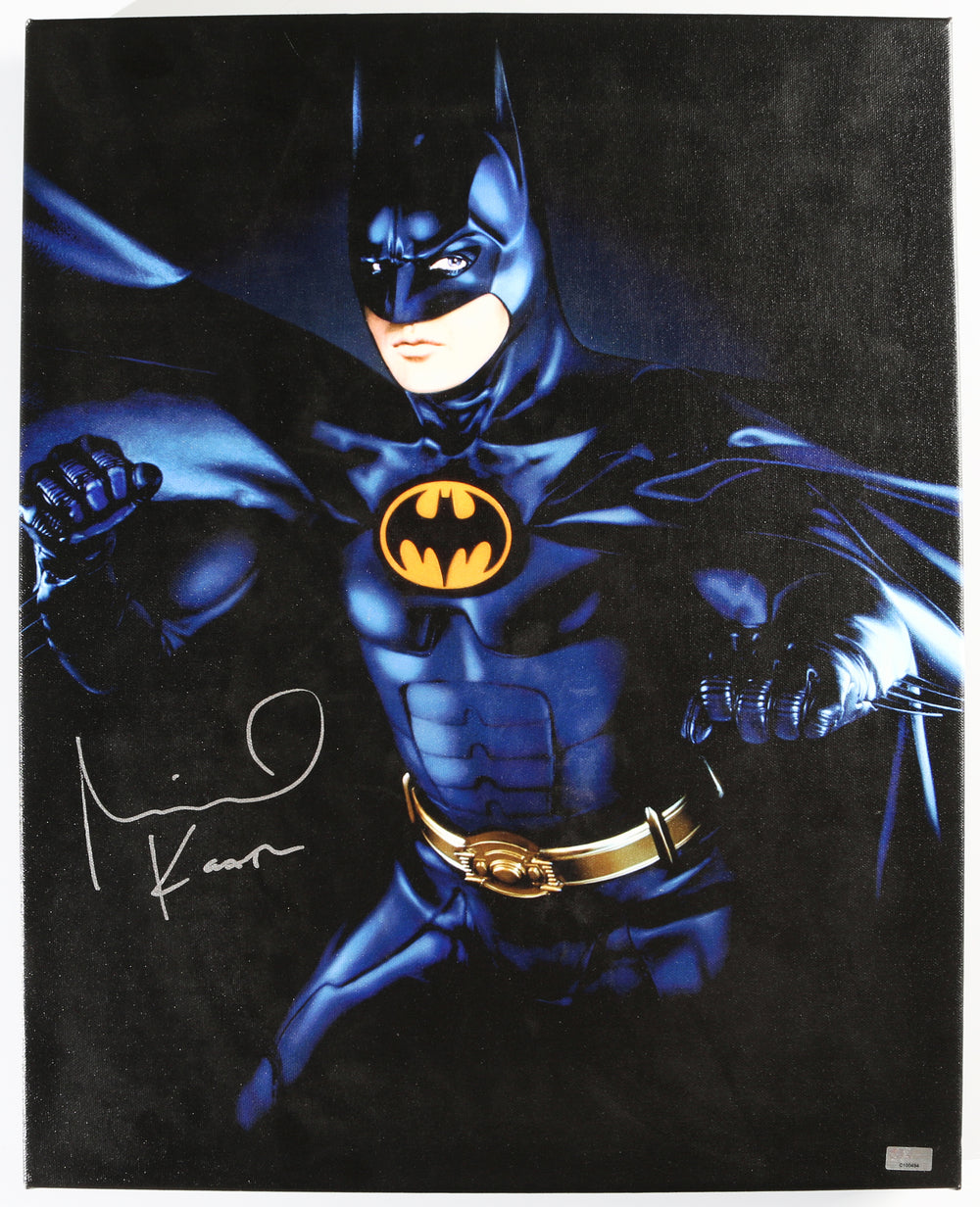 Michael Keaton as Batman in Batman Returns (Celebrity Authentics) Signed 16x20 Canvas