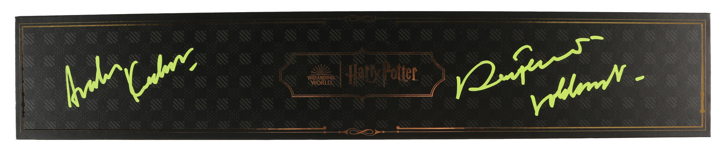 
                  
                    Ralph Fiennes as Lord Voldemort in Harry Potter & the Deathly Hallows – Part 2 Signed Prop Replica Wizarding World Wand with Character Name & Quote
                  
                