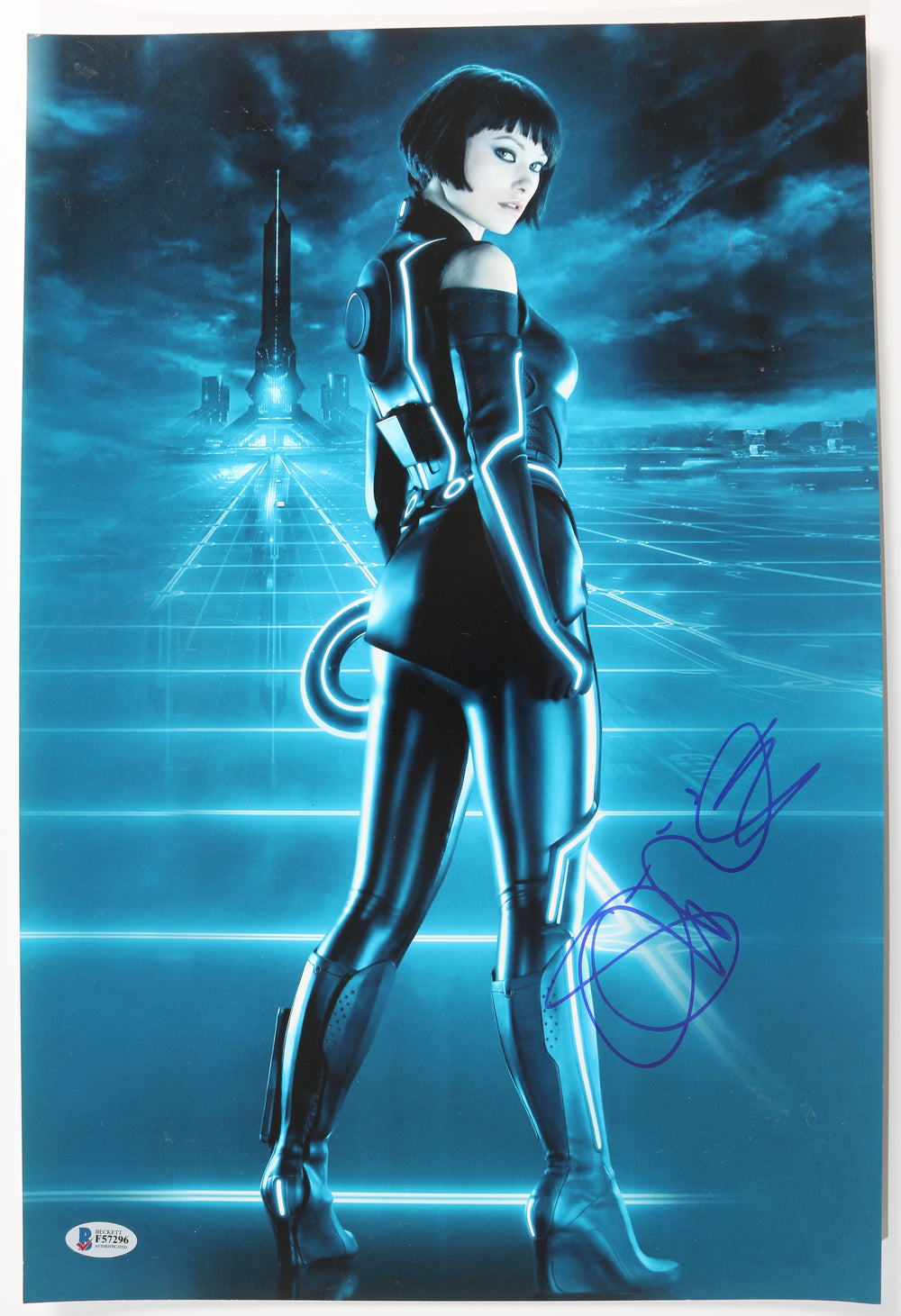 Olivia Wilde as Quorra in Disney's Tron: Legacy (Beckett) Signed 12x18 Photo