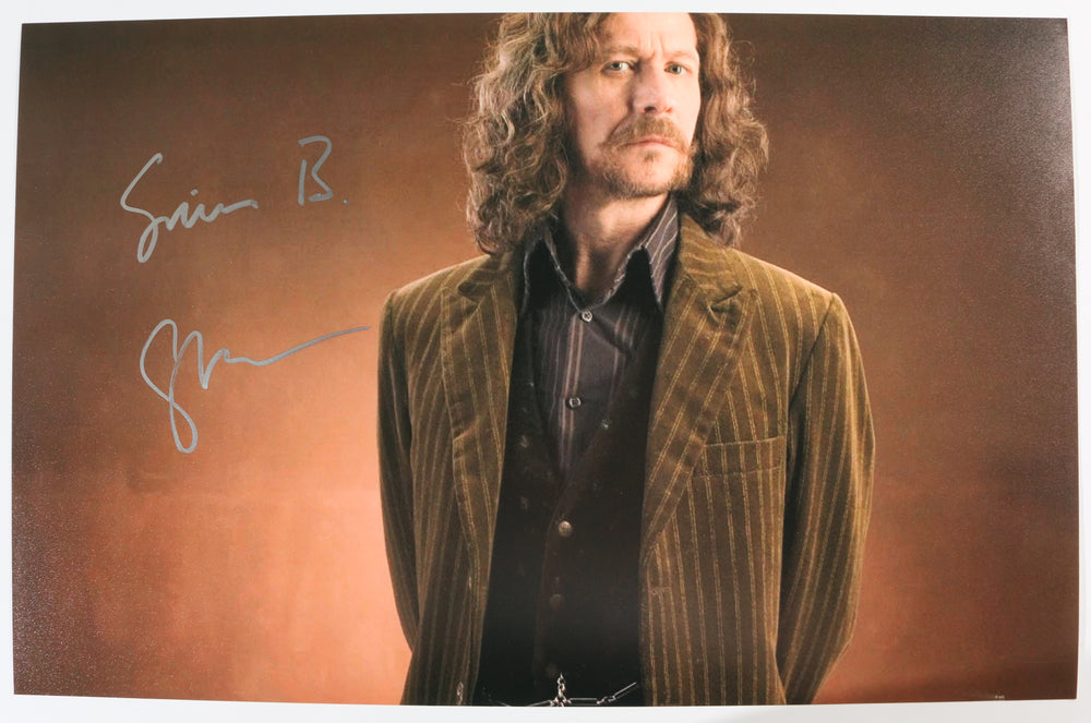 Gary Oldman as Sirius Black in Harry Potter & the Order of the Phoenix Signed 11x17 Photo with Character Name