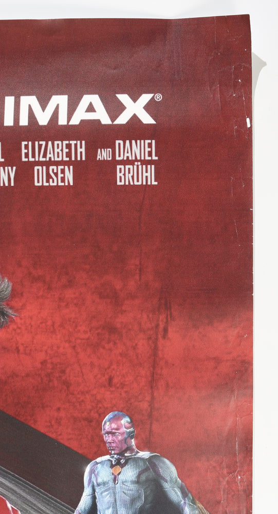 
                  
                    Captain America: Civil War 27x40 Poster (Beckett Witnessed) Cast Signed by Chris Evans, Sebastian Stan, & Paul Bettany
                  
                