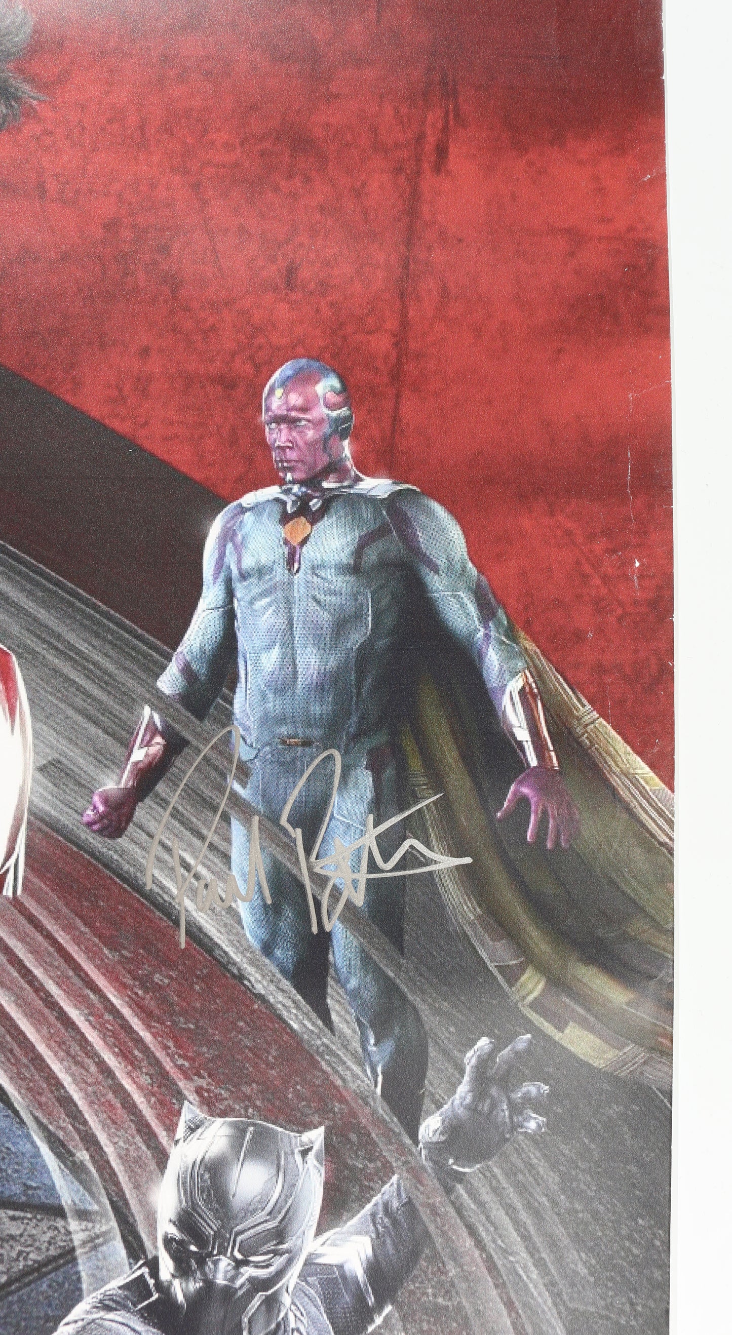 
                  
                    Captain America: Civil War 27x40 Poster (Beckett Witnessed) Cast Signed by Chris Evans, Sebastian Stan, & Paul Bettany
                  
                