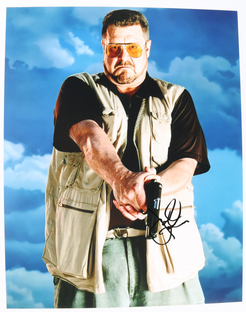 John Goodman as Walter Sobchack in The Big Lebowski Signed 11x14 Photo