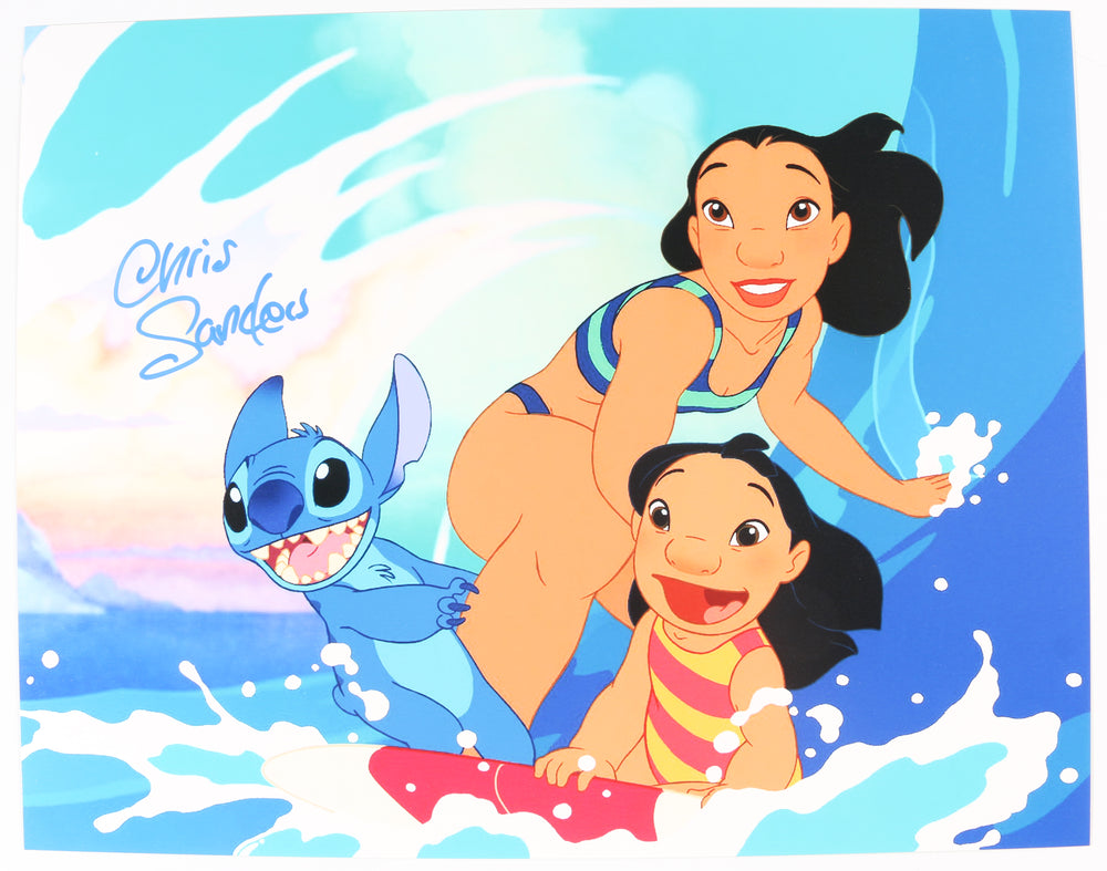 Chris Sanders as Stitch in Lilo & Stitch (JSA) Signed 11x14 Photo