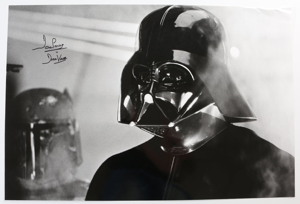 Dave Prowse as Darth Vader in Star Wars: The Empire Strikes Back Signed 20x30 Poster with Character Name