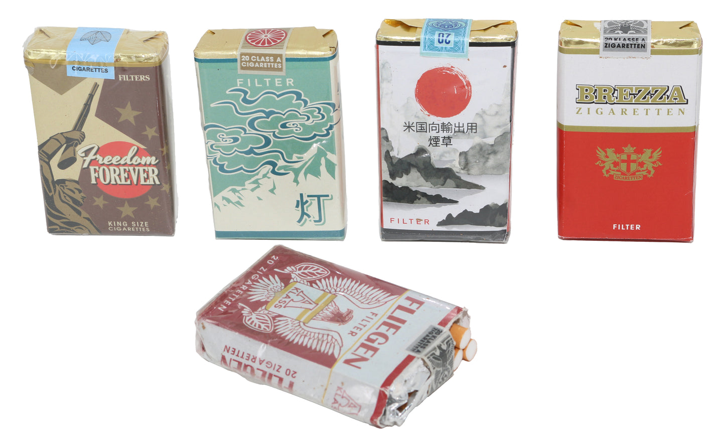 
                  
                    The Man in the High Castle Amazon TV Show Prop German & Japanese Cigarette Packs - 2015
                  
                