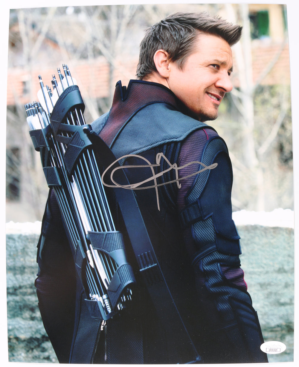 Jeremy Renner as Hawkeye in Avengers: Age of Ultron (JSA) Signed 11x14 Photo