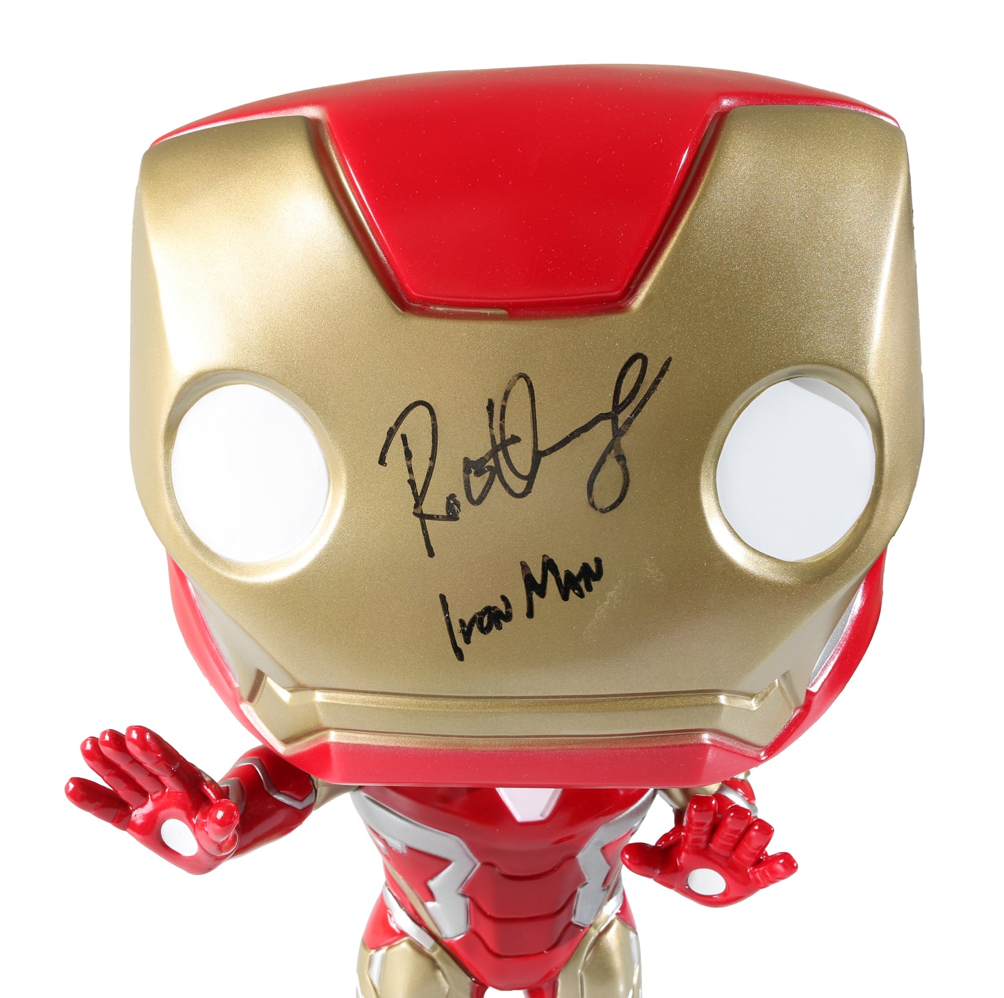 
                  
                    Robert Downey Jr. as Iron Man in Avengers: Endgame (SWAU) Signed POP! 18" Mega Sized Funko #02 with Character Name
                  
                