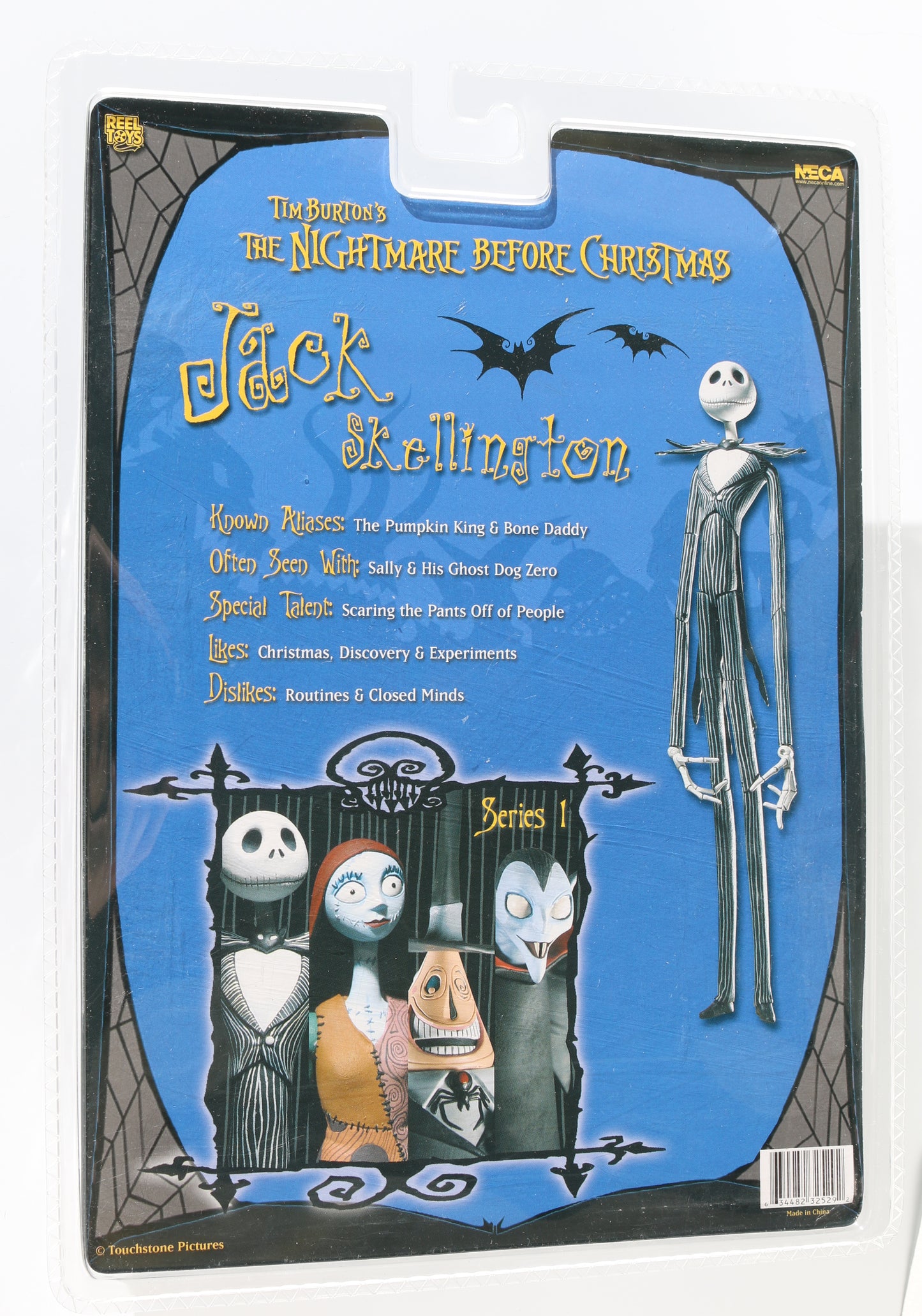 
                  
                    Chris Sarandon as Jack Skellington in The Nightmare Before Christmas Signed Neca Action Figure with Charatcer Name
                  
                