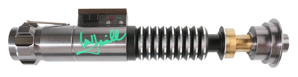 Luke Skywalker from Star Wars Prop Replica Lightsaber (JSA) Signed by Mark Hamill