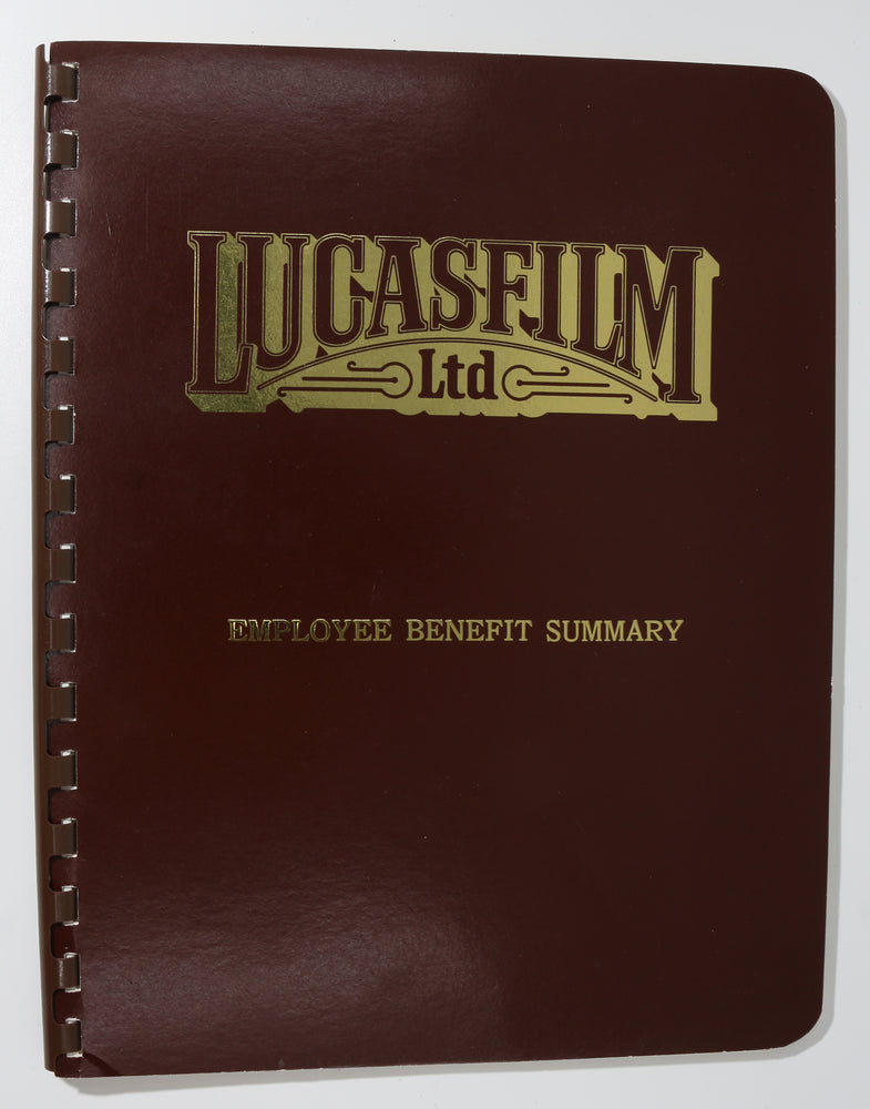 
                  
                    Wes Takahashi Industrial Light & Magic Collection - Lucasfilm Employee Benefit 20 Page Summary Report 1985
                  
                