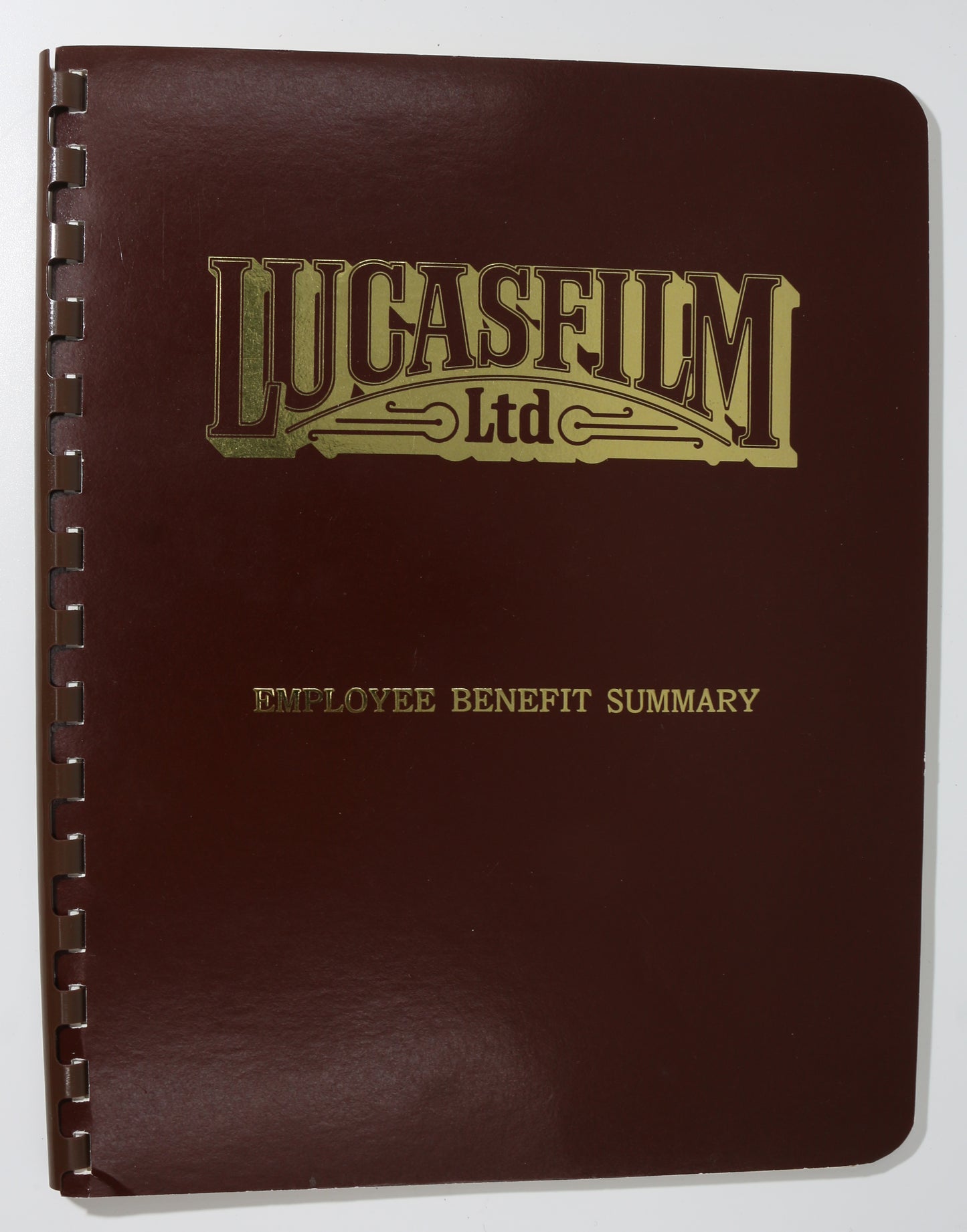 
                  
                    Wes Takahashi Industrial Light & Magic Collection - Lucasfilm Employee Benefit 20 Page Summary Report 1985
                  
                