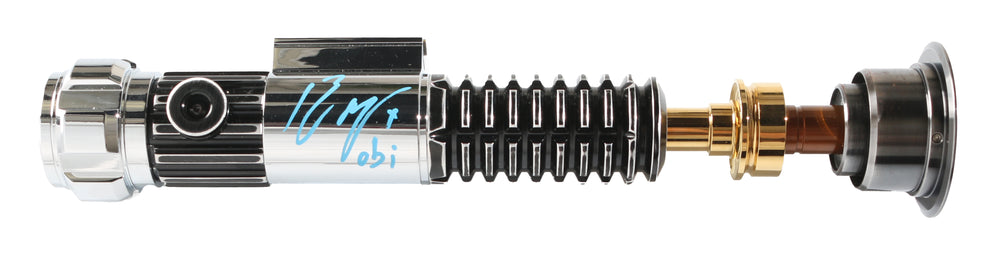 Obi-Wan from Star Wars Prop Replica Lightsaber (JSA) Signed by Ewan McGregor with Character Name