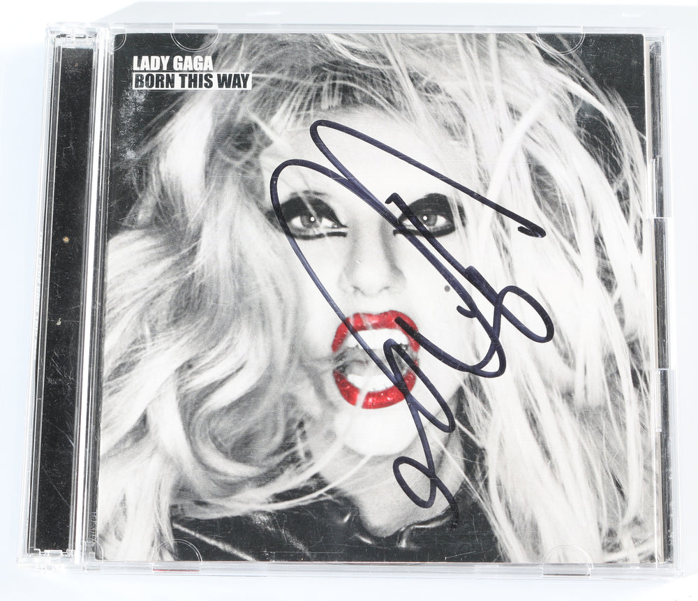 Born This Way CD Album with Cover Signed by Lady Gaga