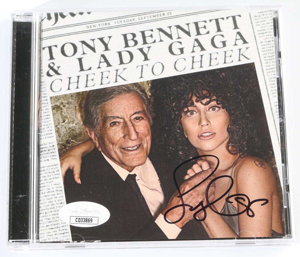 Cheek to Cheek CD Album with Cover (JSA) Signed by Lady Gaga