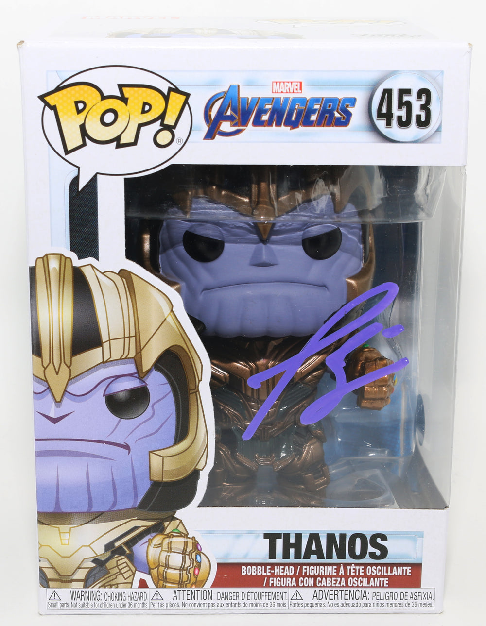 Josh Brolin as Thanos in Avengers: Endgame (Beckett) Signed Funko POP! #453
