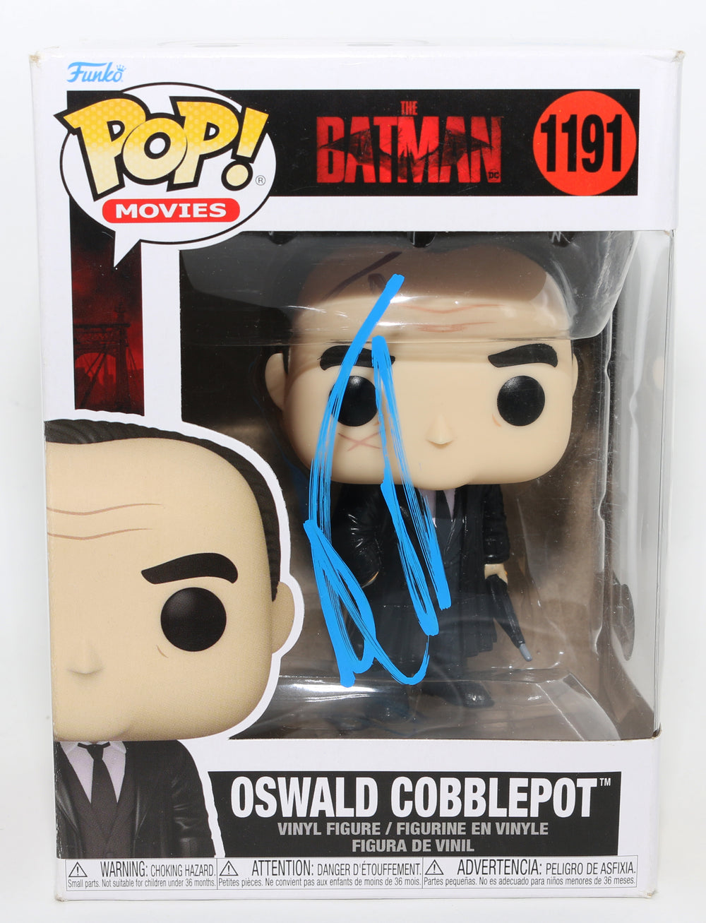 Colin Farrell as Oswald Cobblepot in The Batman (Beckett) Signed Funko POP! #1191