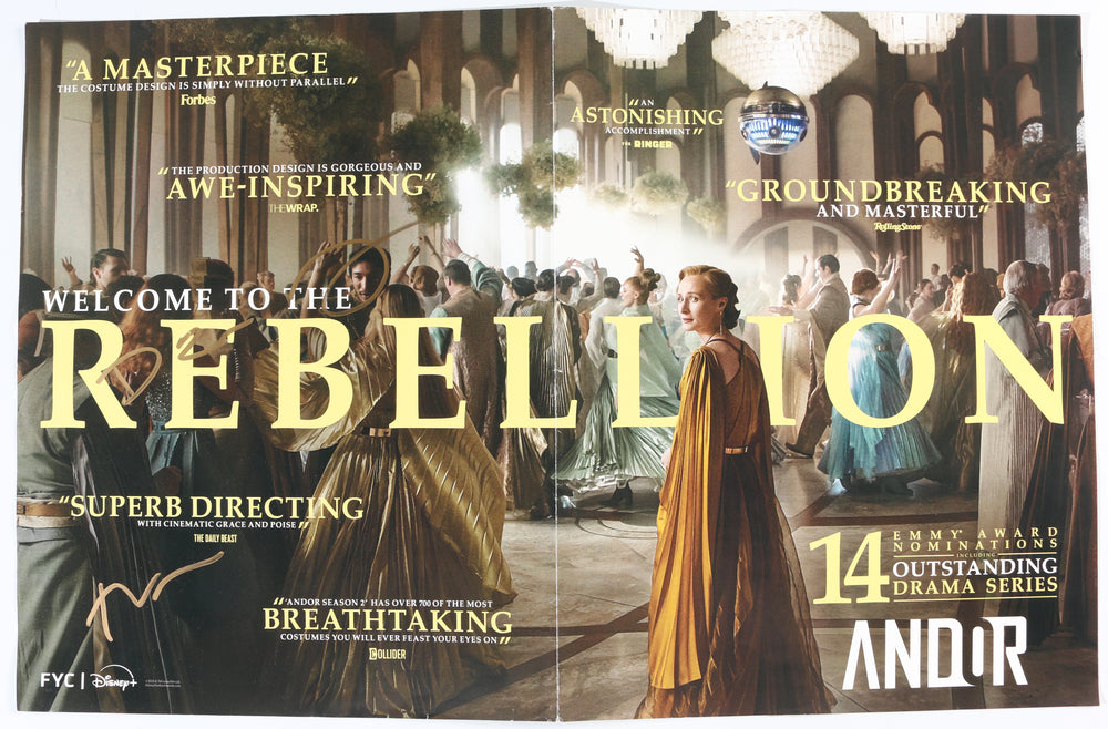 Star Wars: Andor Emmy 'For Your Consideration' Foldout Signed by Creator & Writers: Tony Gilroy and Dan Gilroy