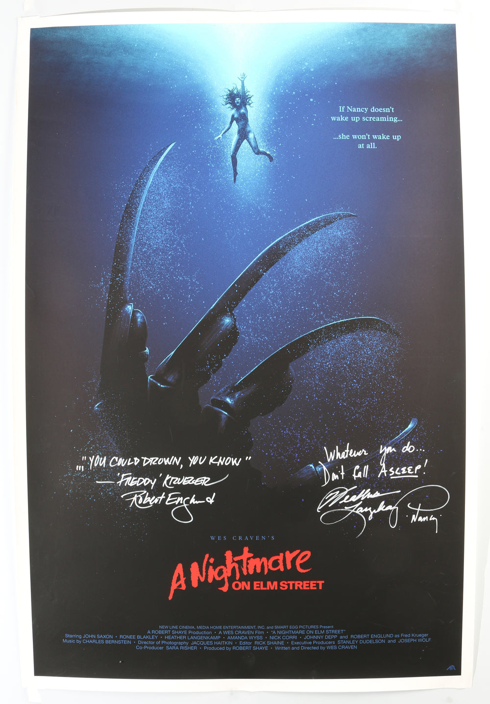 Heather Langenkamp as Nancy Thompson & Robert Englund as Fred 