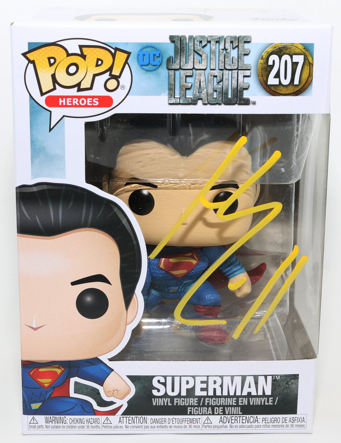 
                  
                    Henry Cavill as Superman in Justice League Signed Funko POP! #207
                  
                