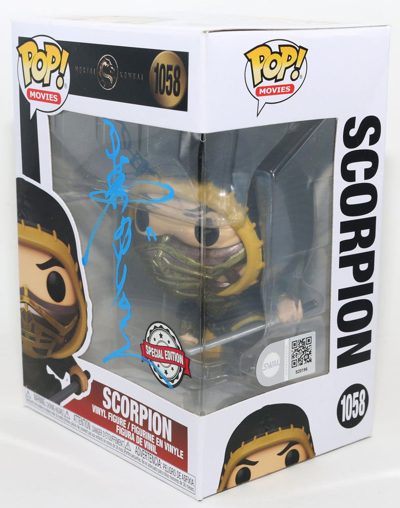 
                  
                    Hiroyuki Sanada as Scorpion in Mortal Kombat Special Edition (SWAU) Signed Funko POP! #1058
                  
                