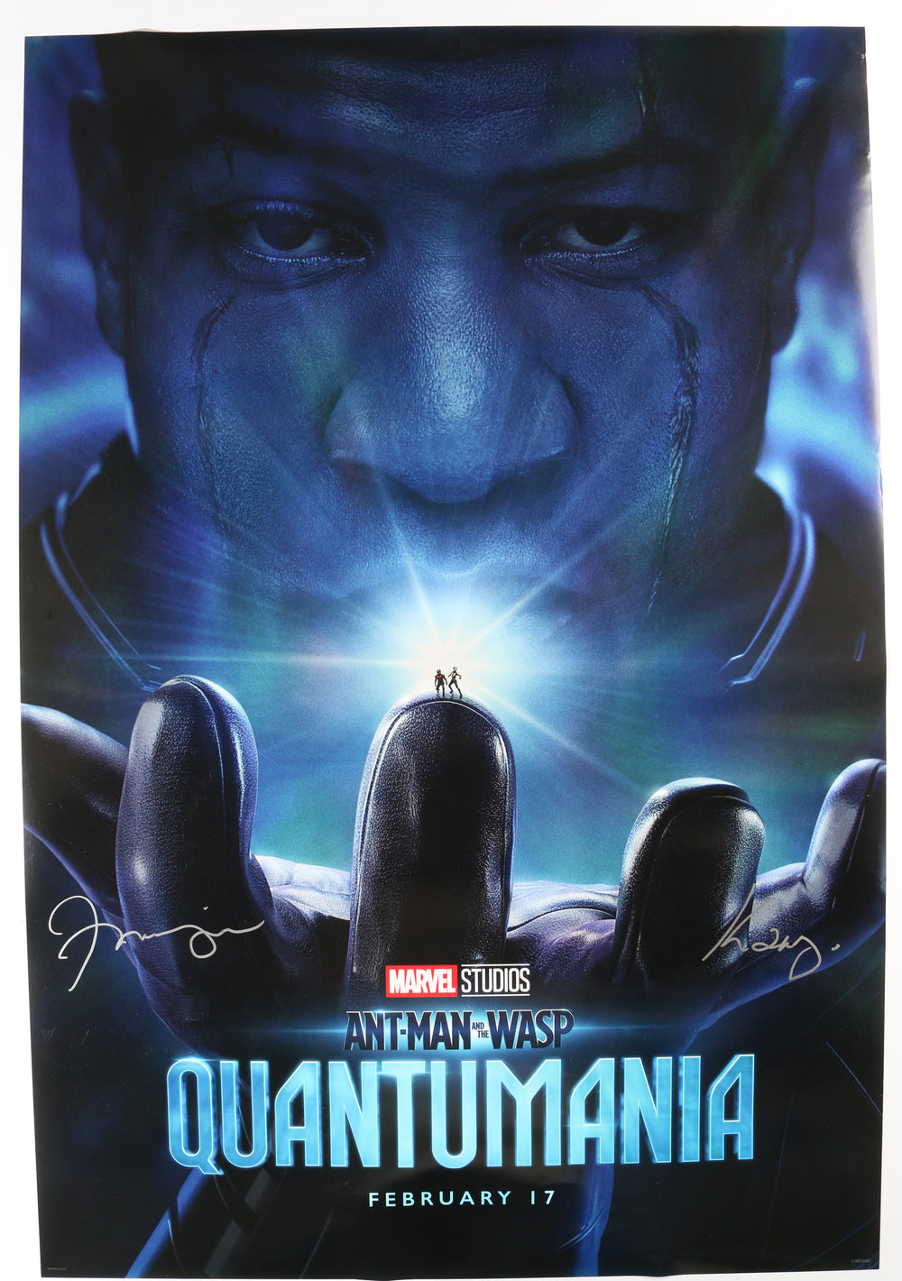 Jonathan Majors as Kang the Conqueror in Ant-Man & The Wasp: Quantumania Signed 27x40 Poster With Character Name