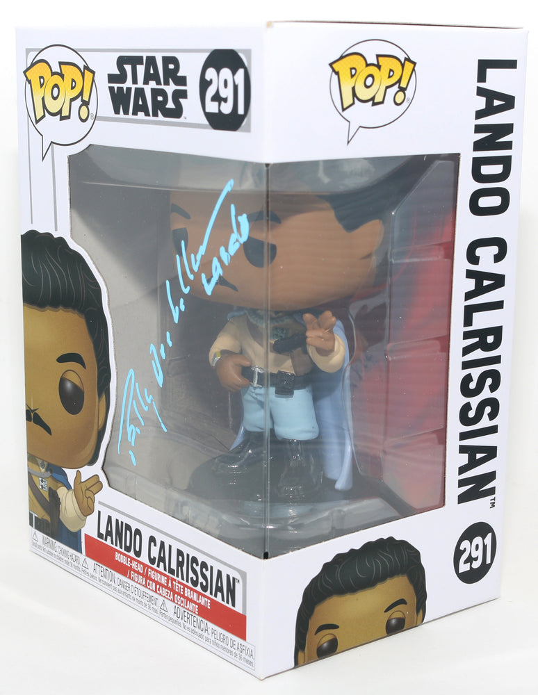 
                  
                    Billy Dee Williams as General Lando Calrissian in Star Wars: Return of the Jedi Signed Funko POP! #291 with Character Name
                  
                