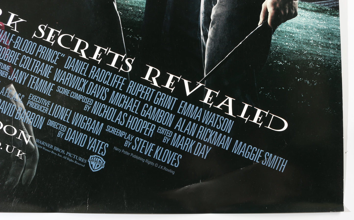 
                  
                    Harry Potter & the Half-Blood Prince 27x40 Poster Cast Signed by Daniel Radcliffe, Emma Watson, & Rupert Grint
                  
                