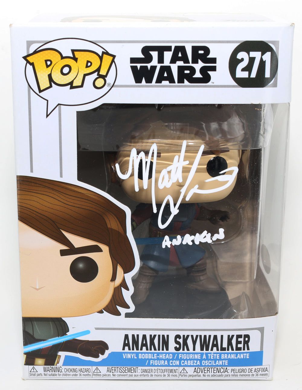 Anakin deals Skywalker Funko Signed Matt Lanter JSA