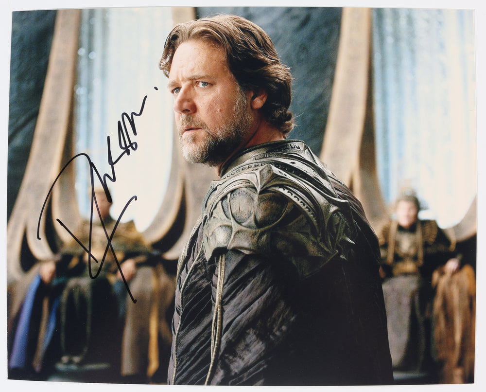 Russell Crowe as Jor-El in Superman: Man of Steel Signed 8x10 Photo