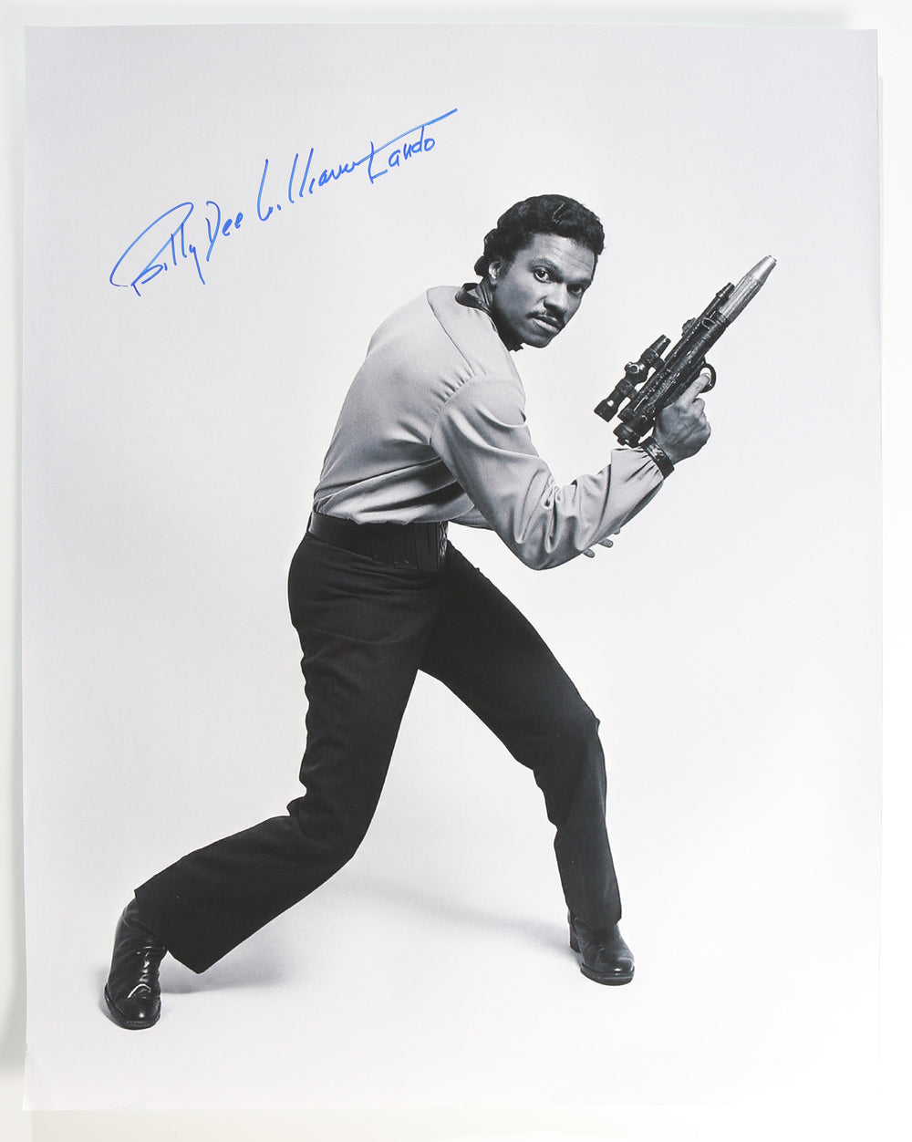 Billy Dee Williams as Lando in Star Wars: The Empire Strikes Back (BAS Witnessed) Signed 24x30 Poster